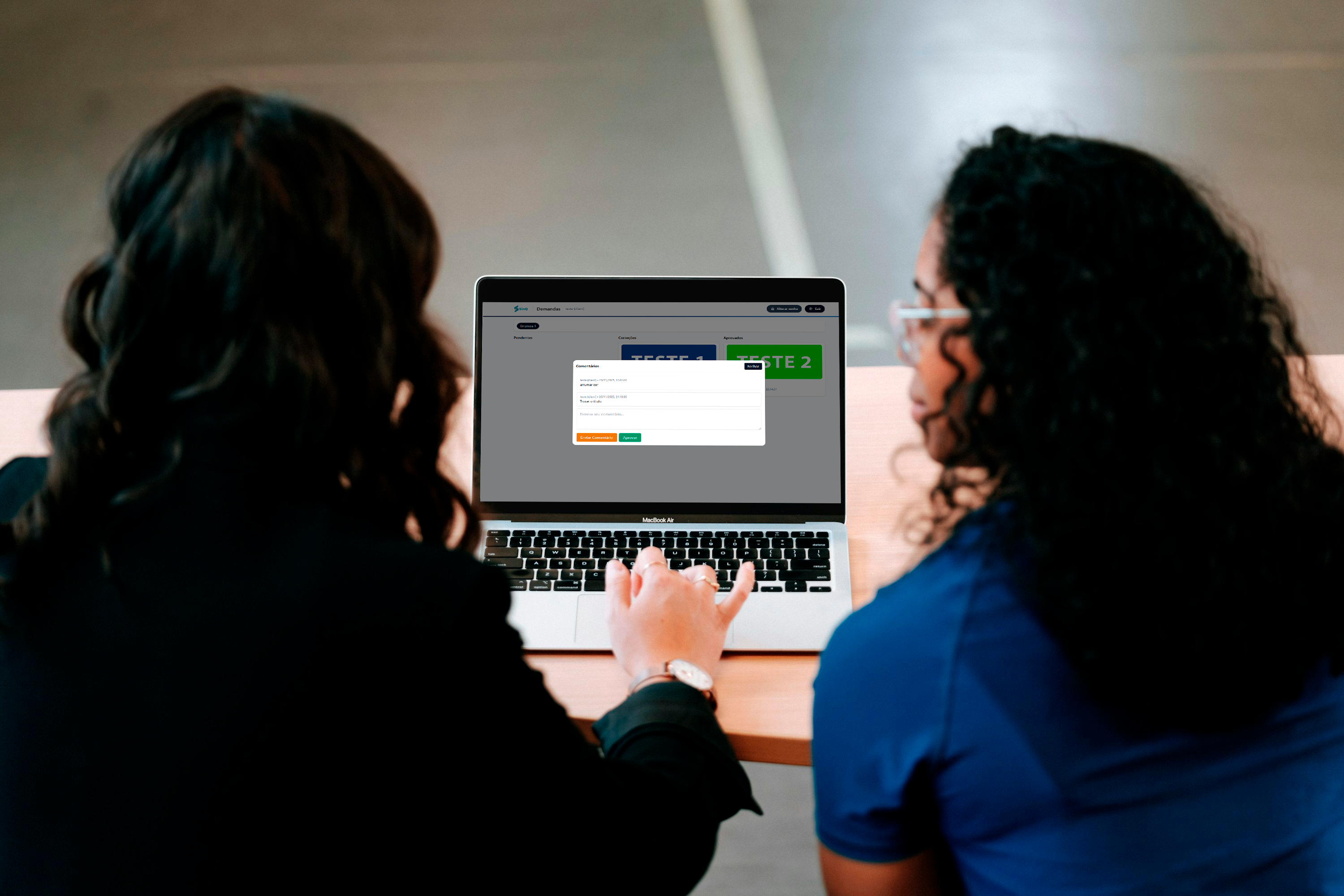 Interface do AprovaSinq